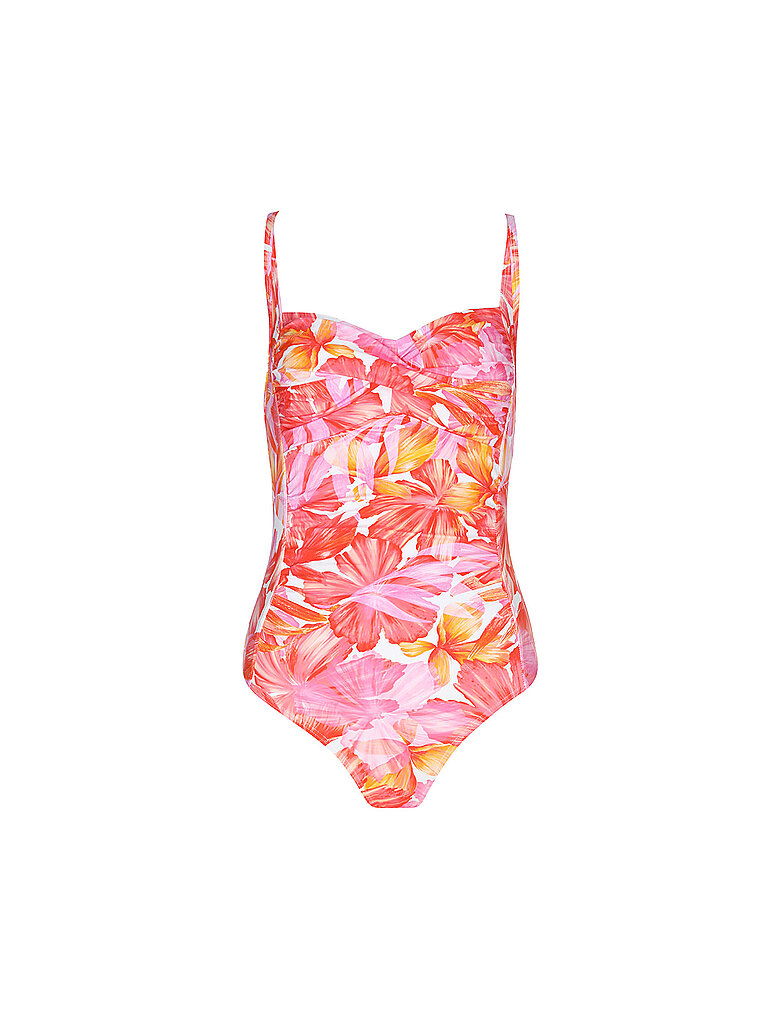 DARLING HARBOUR Damen Badeanzug Wrapped rot | 42